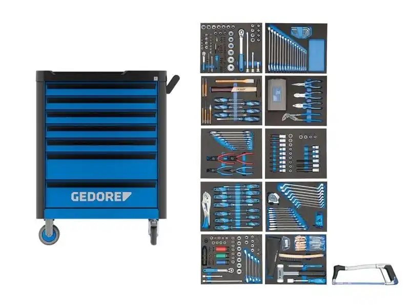 Gedore 3082113 WHL-L7-TS-308 Chariot à outils 308 pièces