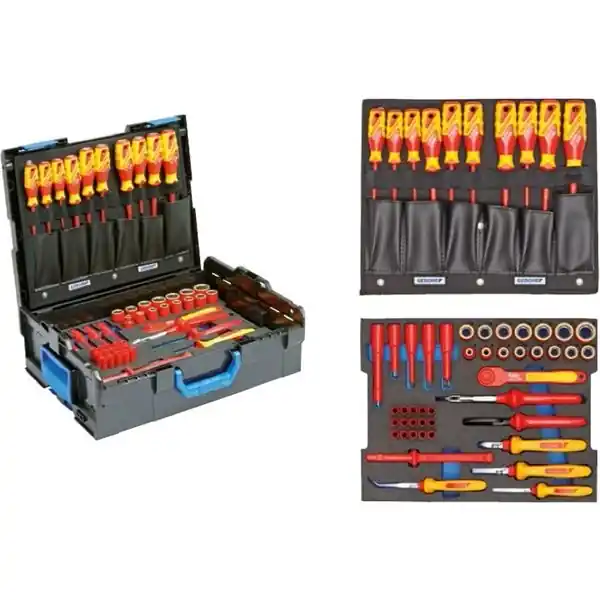 Gedore 2979063 1100-1094 VDE Assortiment d‘outils hybrides en L-Boxx 53 pièces