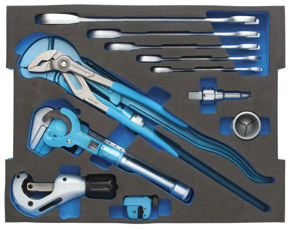 Gedore 2940590 1100 CT2-03-100 B Jeu d‘outils pour appareils sanitaires en boîte 2/2 L-Boxx 13 pièces