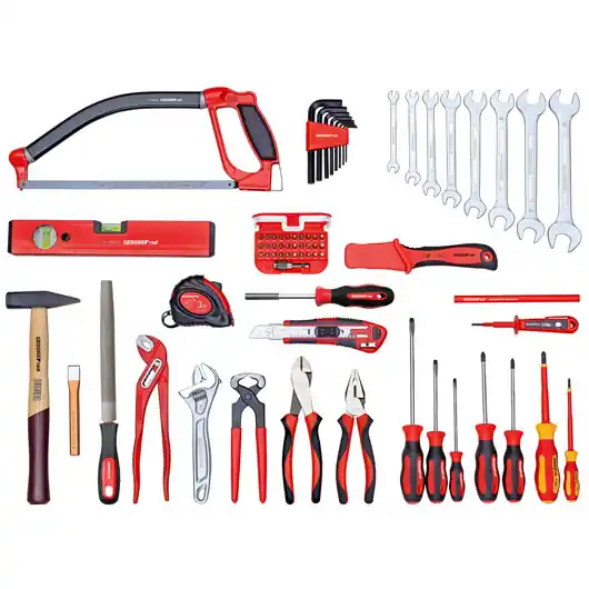 Gedore RED 3301627 R21000072 Jeu d‘outils BASIC Loose 72 pièces