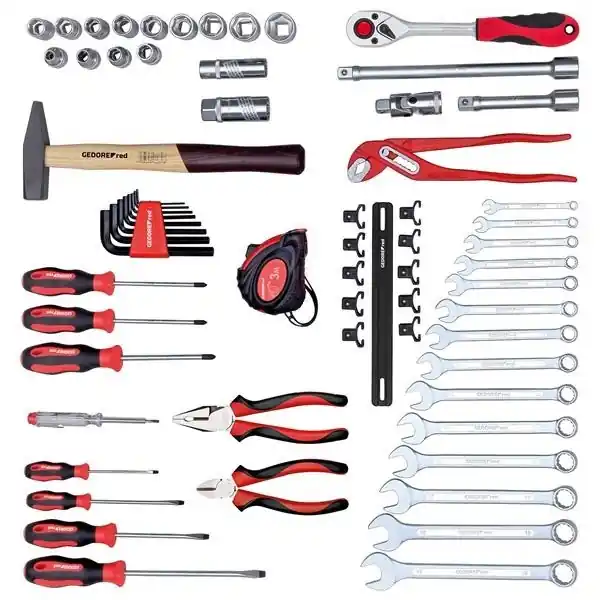Gedore RED 3301637 R21000057 Jeu d‘outils Tournevis desserrés 57 pièces