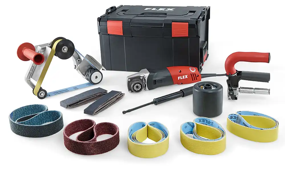 Flex-tools 433454-250522 BSE 14-3 INOX-Set Satinator
