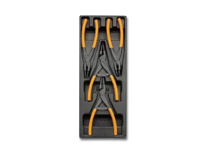 Beta 024240145 T145 Pince à circlips, jeu de 4 pièces