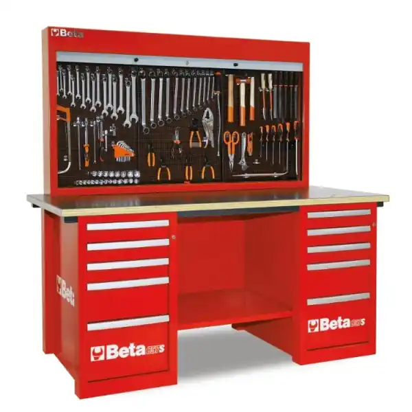 Beta 057001406 Établi MasterCargo rouge, 243 kg