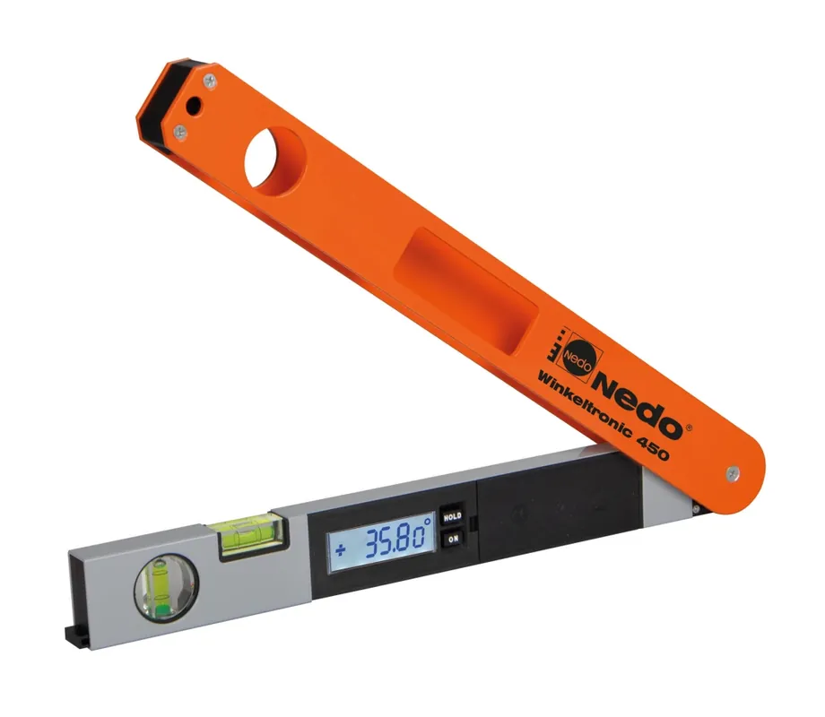Nedo NV405216 Shopeltronic 450 mm Niveau à bulle numérique avec manchon