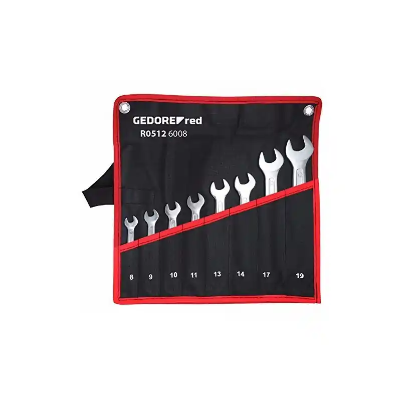 Gedore RED 3301081 R05126008 Jeu de clés à douille dans un coffret roulant 8 pièces métriques