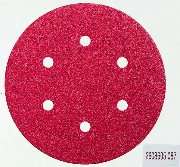 Bosch Bleu Accessoires 2608605721 Feuille abrasive C430 idéal pour le bois et peinture Ø 150 mm K180 5 pcs.
