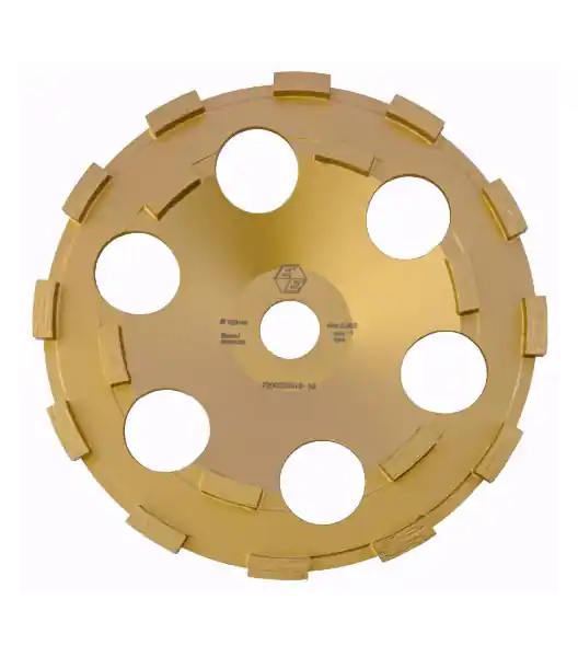 Eibenstock 12.370.00 Meule diamantée Concrete premium 180 mm - couleur brun doré - Alésage 22mm