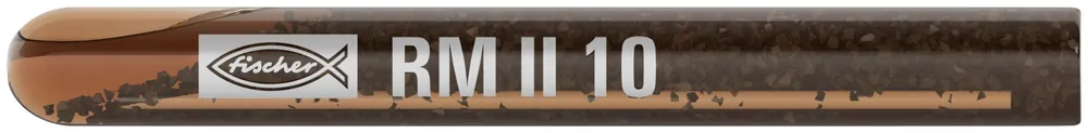 Fischer 539797 RM II 10 Capsule chimique pour béton fissuré 12mm 10 pièces