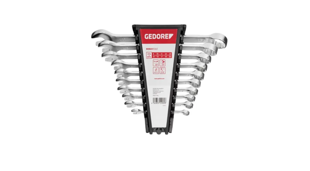Gedore RED 3300989 R09105010 Jeu de clés à anneaux 8 - 22mm métriques 10 pièces