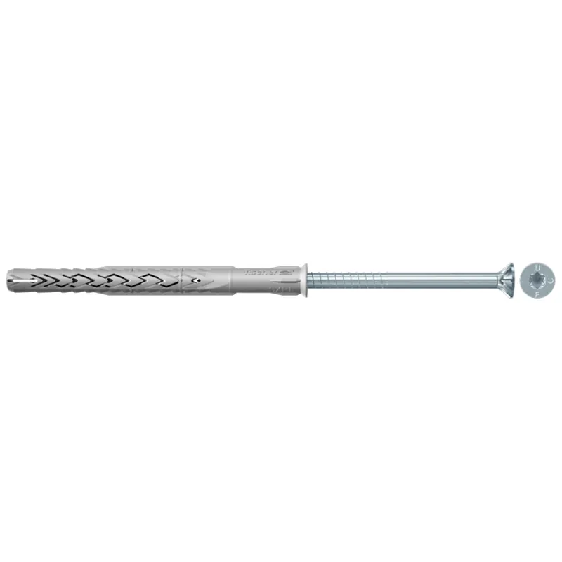 Fischer 522701 Bouchon de construction SXRL 10 x 140 vis à tête fraisée 50 pièces