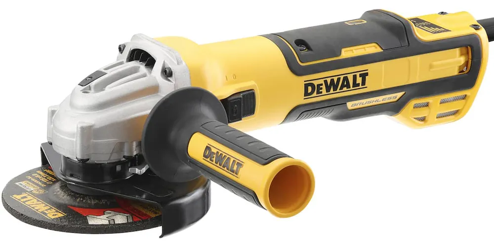 DeWalt DWE4357-QS Meuleuse d‘angle 125 mm 1700 Watt avec protection de redémarrage