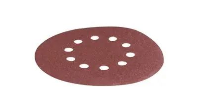 Scheppach 88000220 Feuille abrasive pour bois et peinture Ø 150 mm K180 10 pièces