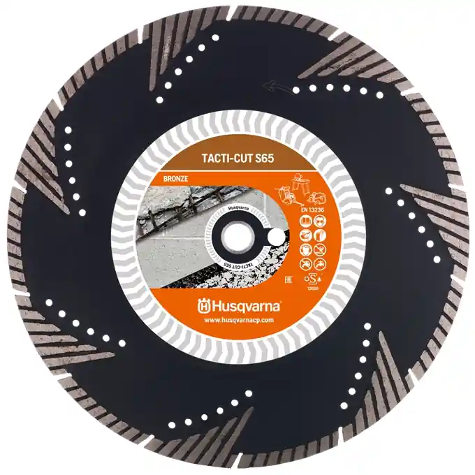 Husqvarna 579816510 Tacti-Cut S65 Abrasif 300 x 25,4 mm humide et sec