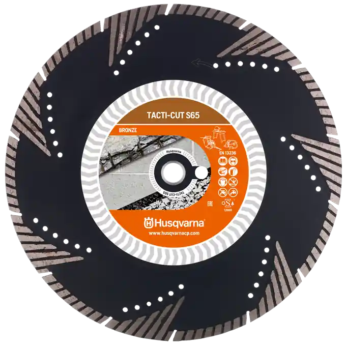 Husqvarna 579816520 Tacti-Cut S65 Abrasif 350 x 25,4 mm humide et sec