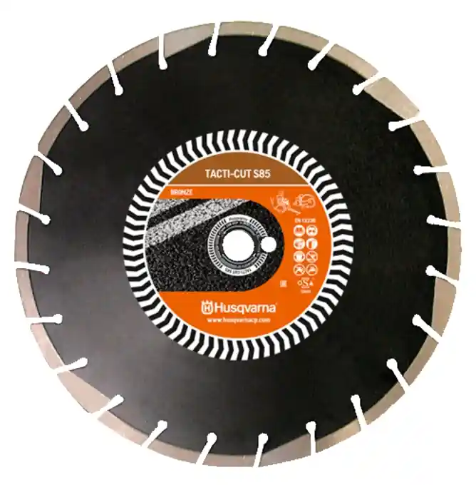 Husqvarna 579816630 Tacti-Cut S85 Asphalte 400 x 25.4 mm humide et sec