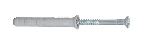 Fischer 50351 Cheville à clou N 5 x 40/15 S avec tête fraisée 100 pièces