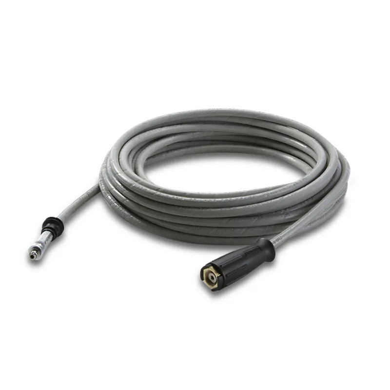Kärcher Professional 6.391-654.0 Tuyau haute pression, 15 m, DN 6, raccord pistolet AVS 11 mm, alimentaire, gris
