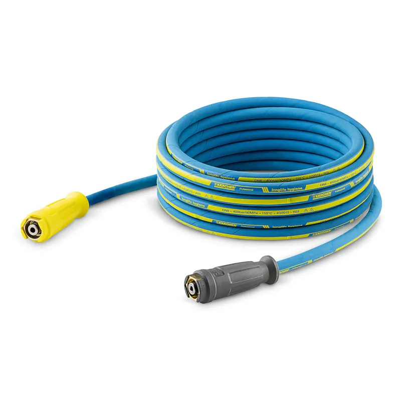 Kärcher Professional 6.110-053.0 Flexible haute pression pour le secteur alimentaire 400 bar, 10 m, DN 8, avec raccord pivotant