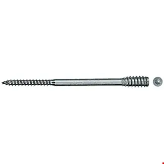 Fischer 59050 Vis d‘écartement ASL 4,5 x 60, acier zingué 100 pcs.