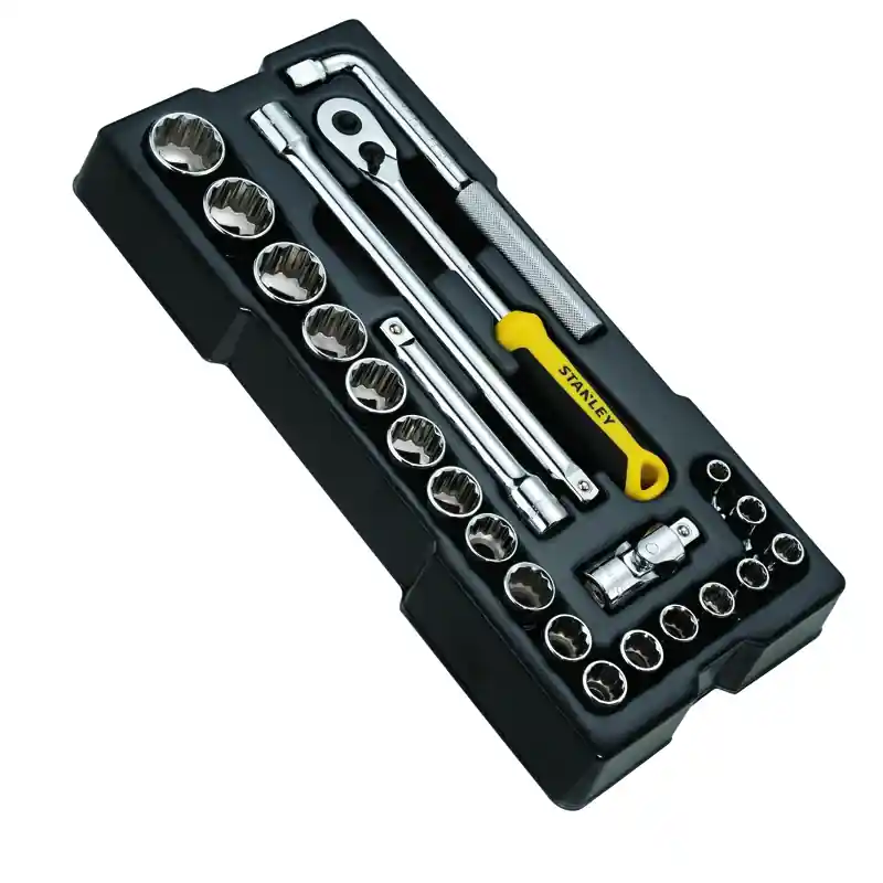 Stanley STMT1-74726 Jeu de douilles Transmodule ½" 12 côtés 23 pièces