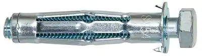 Fischer 519783 Cheville creuse HM 8 x 54 SS avec vis à tête hexagonale 50 pièces