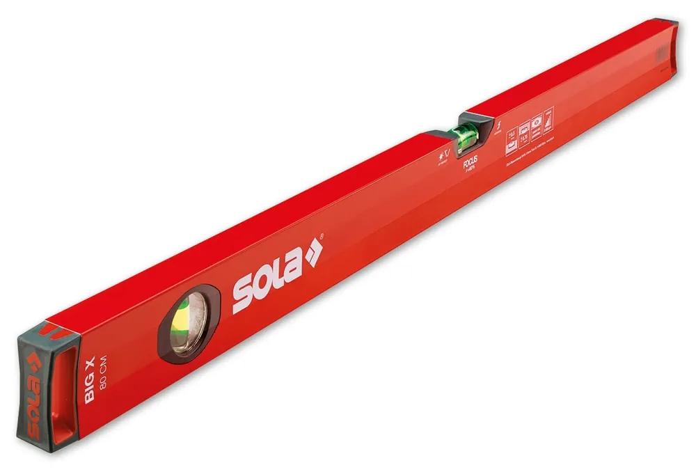 Sola 01370701 Niveau à bulle en aluminium BIGX50 50cm (2 flacons)