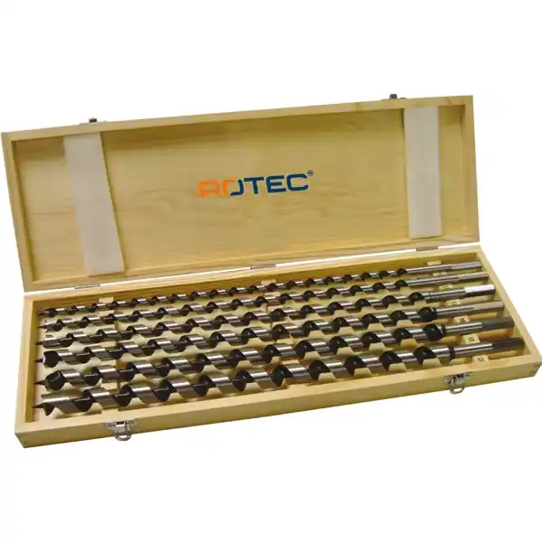 Rotec 900.1062 Jeu de tuyaux en 6 parties 460 mm dans un coffret en bois
