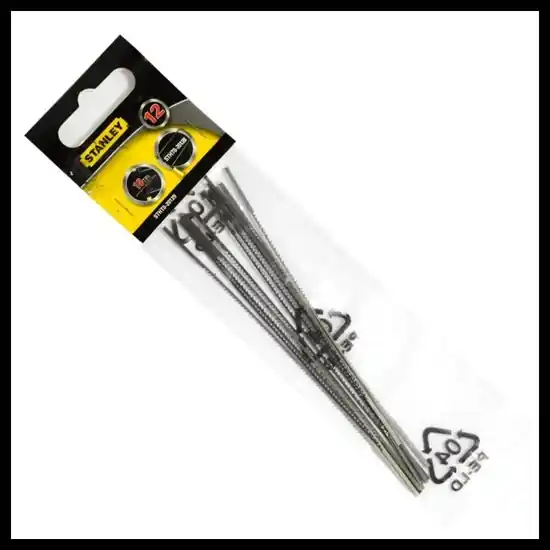 Stanley STHT0-20129 12 x lame de rechange 18 TPI pour scie sauteuse Stanley STHT0-20128