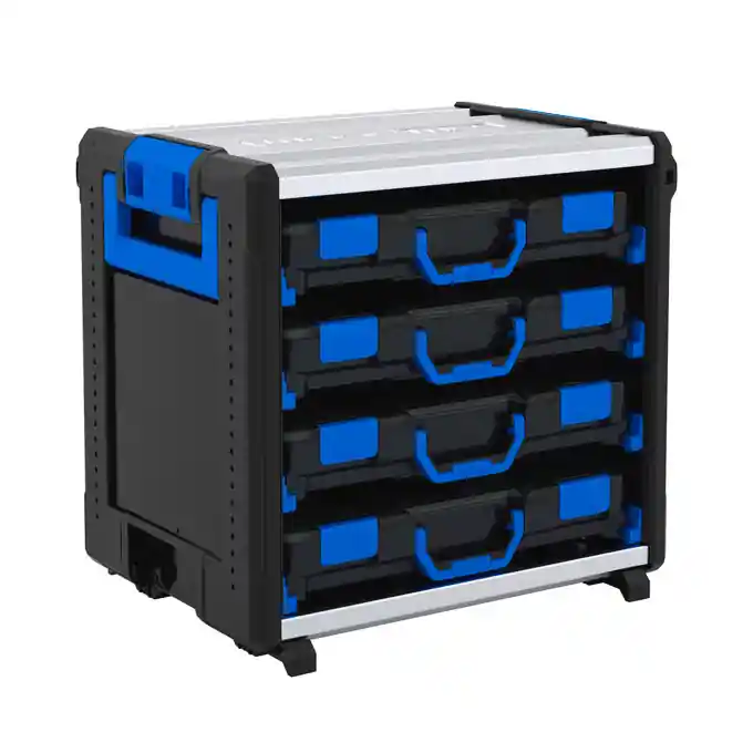 Sortimo 1000003823 WorkMo 24-500 avec 8 guides de cas, y compris BOXXes