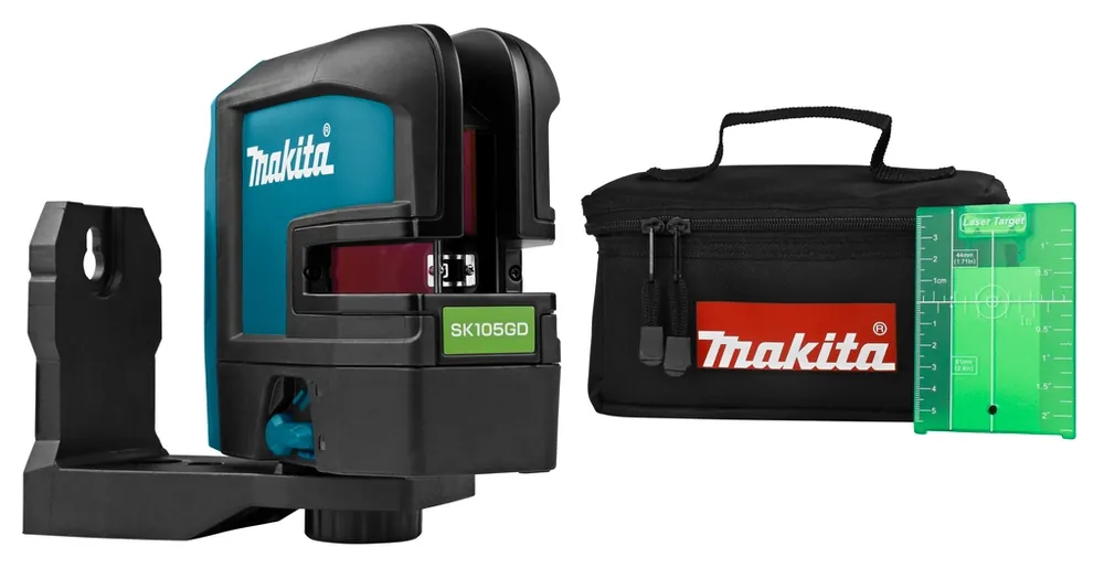 Makita SK105GDZ Niveau laser autonivelant croix vert