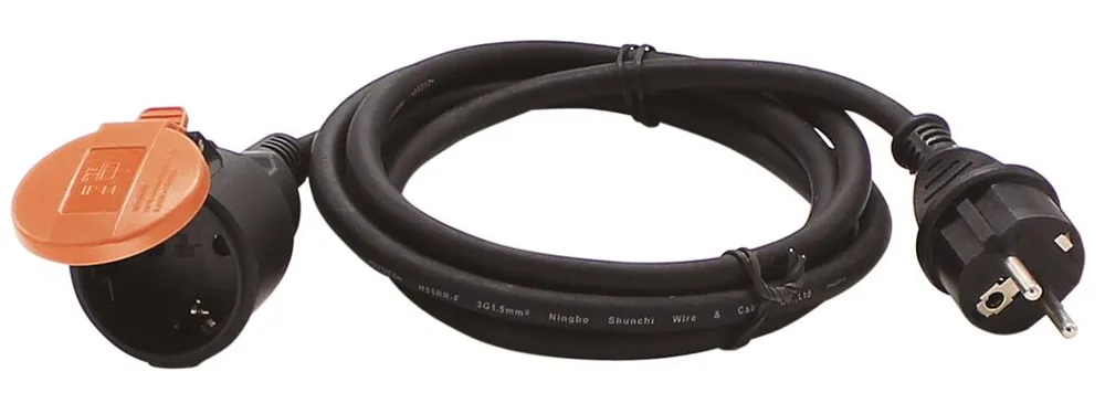 Relectric RELEC493128 PRO Câble d‘extension 5Mtr 1-gang 3 x 1.5 mm