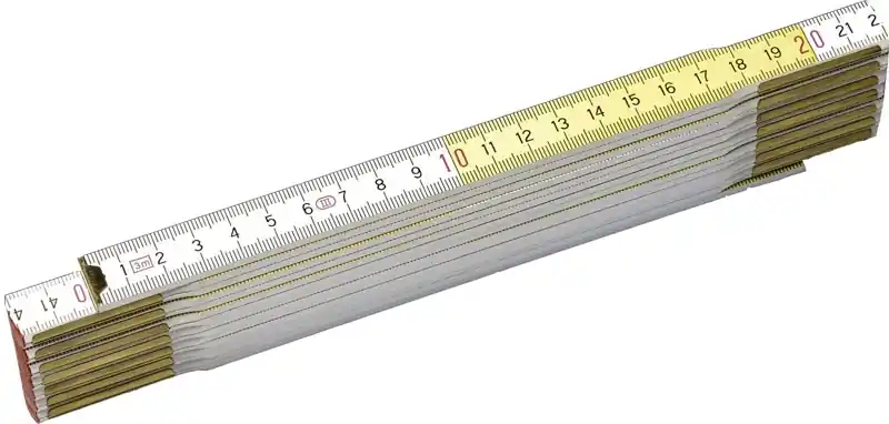 Stanley 0-35-458 Règle pliante 2m - 15mm Jaune/Blanc