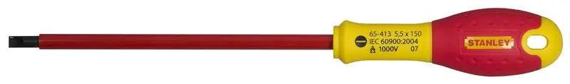 Stanley 0-65-410 FatMax Tournevis parallèle VDE 2.5 X 50mm