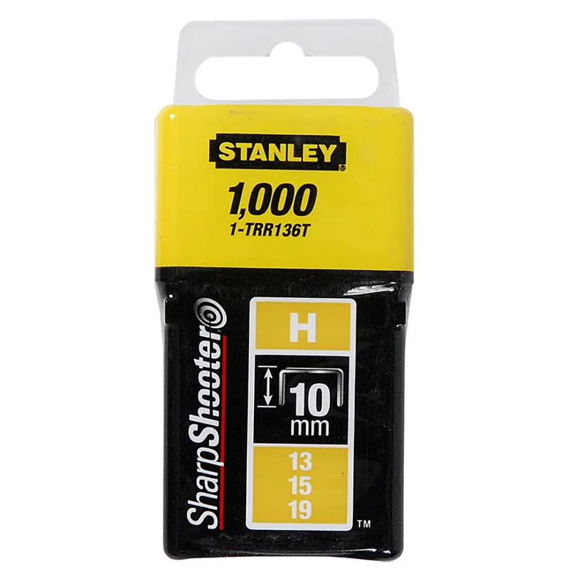 Stanley 1-TRR134T Agrafes 6mm Type H - 1000 pièces