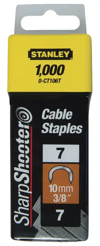 Stanley 1-CT109T Crams 14mm Type 7 - 1000 Pièces