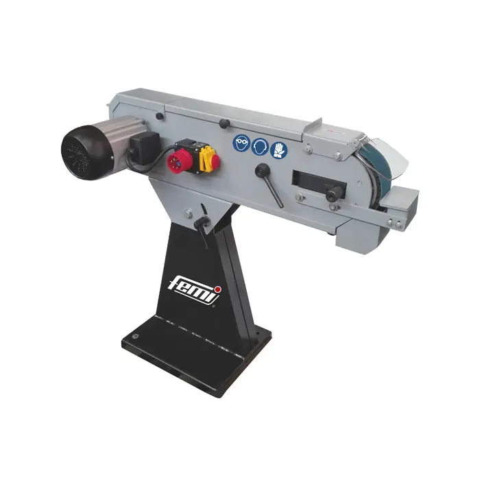 Femi 8265030 575 Ponceuse à bande industrielle 75×2000 3000W - 400V