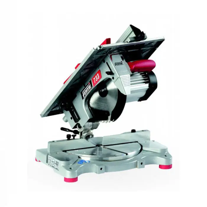 Femi 8420029 733 Tronçonneuse/scie à onglet avec panneau supérieur 1300W 230V