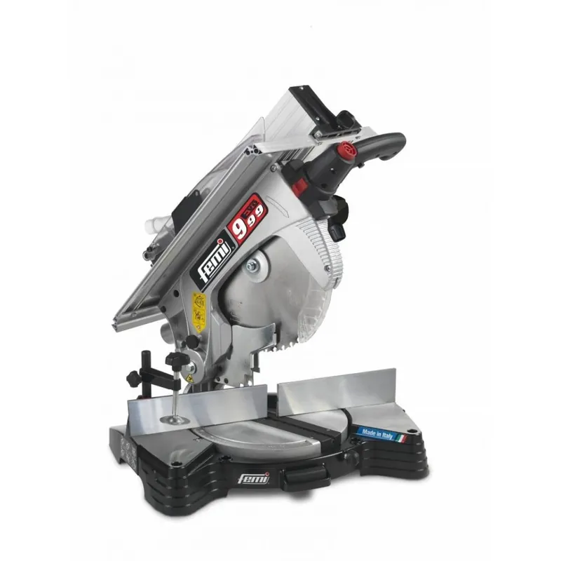 Femi 8436043 999 EVO Tronçonneuse / scie à onglet avec table supérieure 1700W 230V