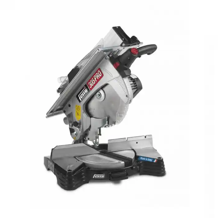 Femi 8436044 305PRO Tronçonneuse / scie à onglet avec table supérieure 1300W 230V
