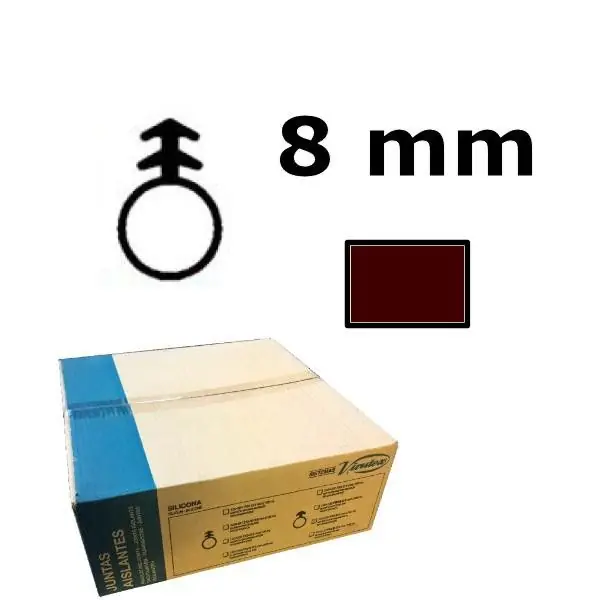 Virutex 1204081 Isolation en silicone pour RA17D - FS1 diamètre 8 mm brun 100m