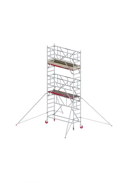 Altrex T410014 RS TOWER 41-S Hauteur de travail 6,2m Bois 2.45 Safe-Quick C410014