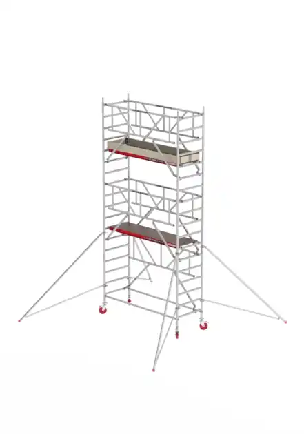 Altrex T411014 RS TOWER 41 PLUS-S Hauteur de travail 6,2m Bois 2.45 Safe-Quick
