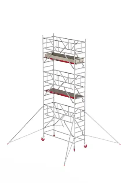 Altrex T415106 RS TOWER 41 PLUS-S Hauteur de travail 7,2m Bois 1.85 Safe-Quick