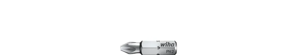 Wiha 01649 Embout standard 25 mm Phillips 1/4" PH4 x 32 mm