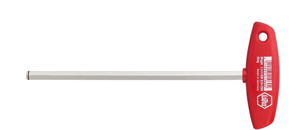 Wiha 22170 Clé à fourche hexagonale MagicRing nickelé brillant 4 mm x 150 mm