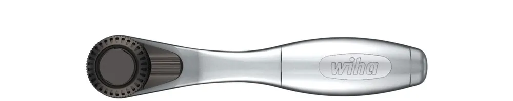 Wiha 36931 Embout à cliquet 90 mm avec molette hexagonale 1/4" sous blister ()