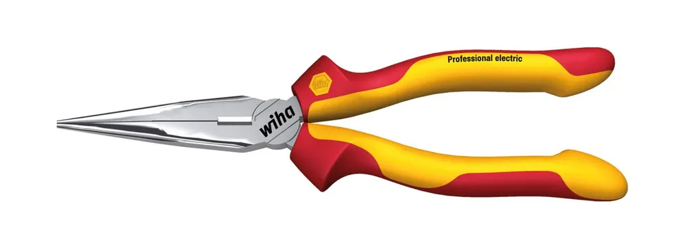 Wiha 27423 pince à nez professionnelle électrique à tranchant droit sous blister 200 mm