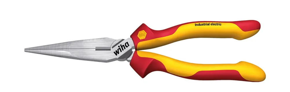 Wiha 35477 Pince électrique industrielle à becs droits 160 mm