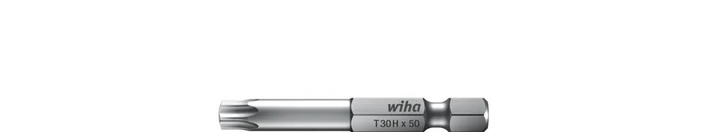 Wiha 39190 Embout Professional TORX® Tamper Resistant (avec alésage) 1/4" T20H